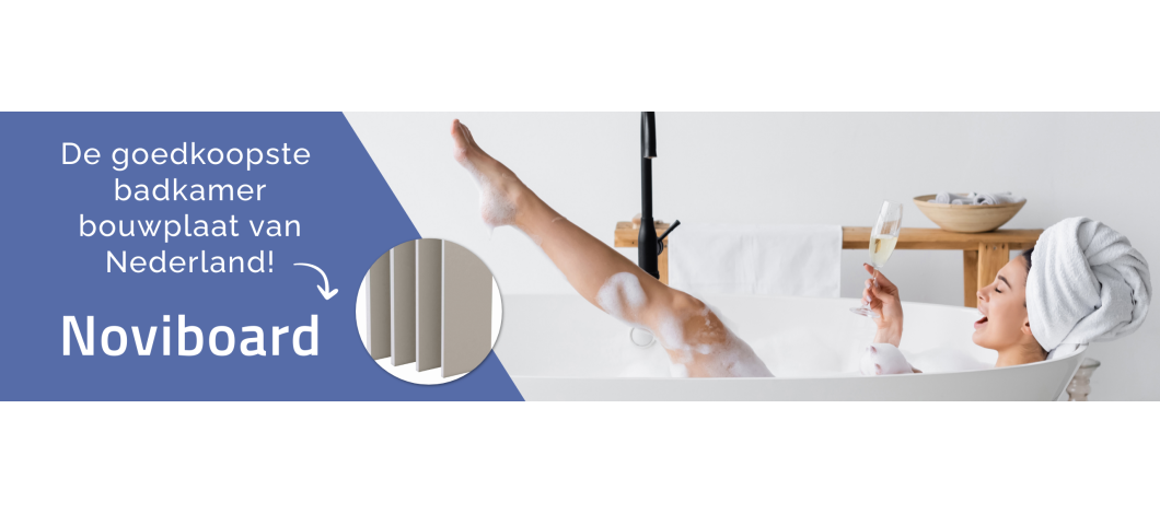 Je badkamer bouwen met Noviboard - Slimme keuze